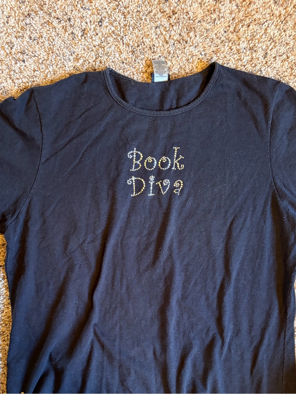 Book Diva Black Graphic Tee - Picture 2 of 5